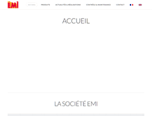 Tablet Screenshot of emi-fermetures.fr
